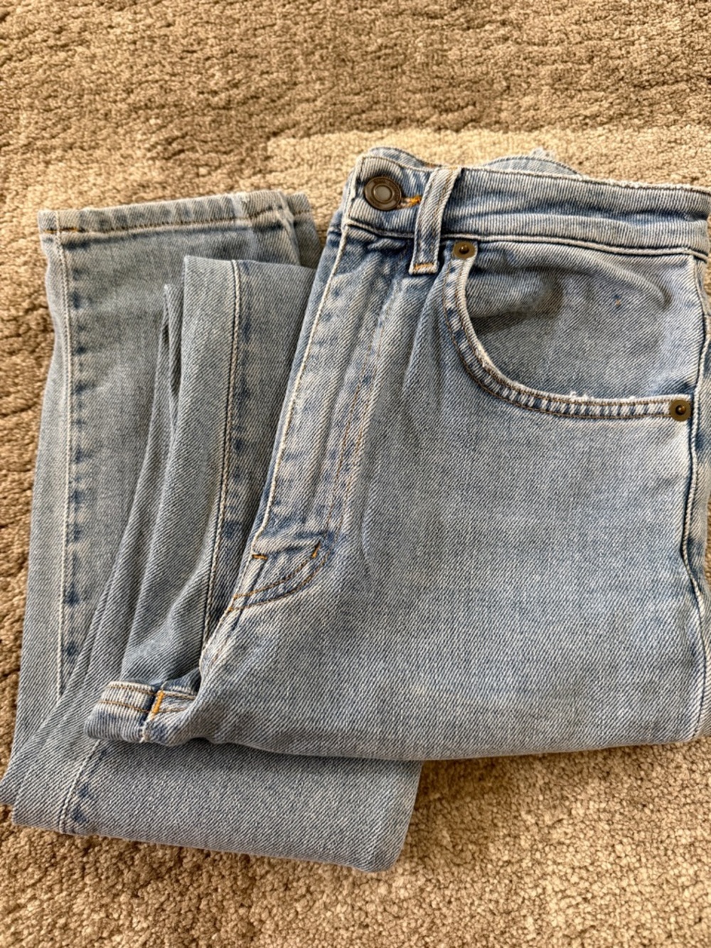 Saint Laurent Light Blue High-Rise Iconic Hedi Slimane jeans size 26x32